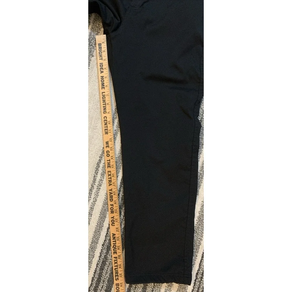 Gerry Fleece Lined Pants Mens 32x30(actual27) Black Nylon Stretch Hiking Outdoor - Picture 2 of 8